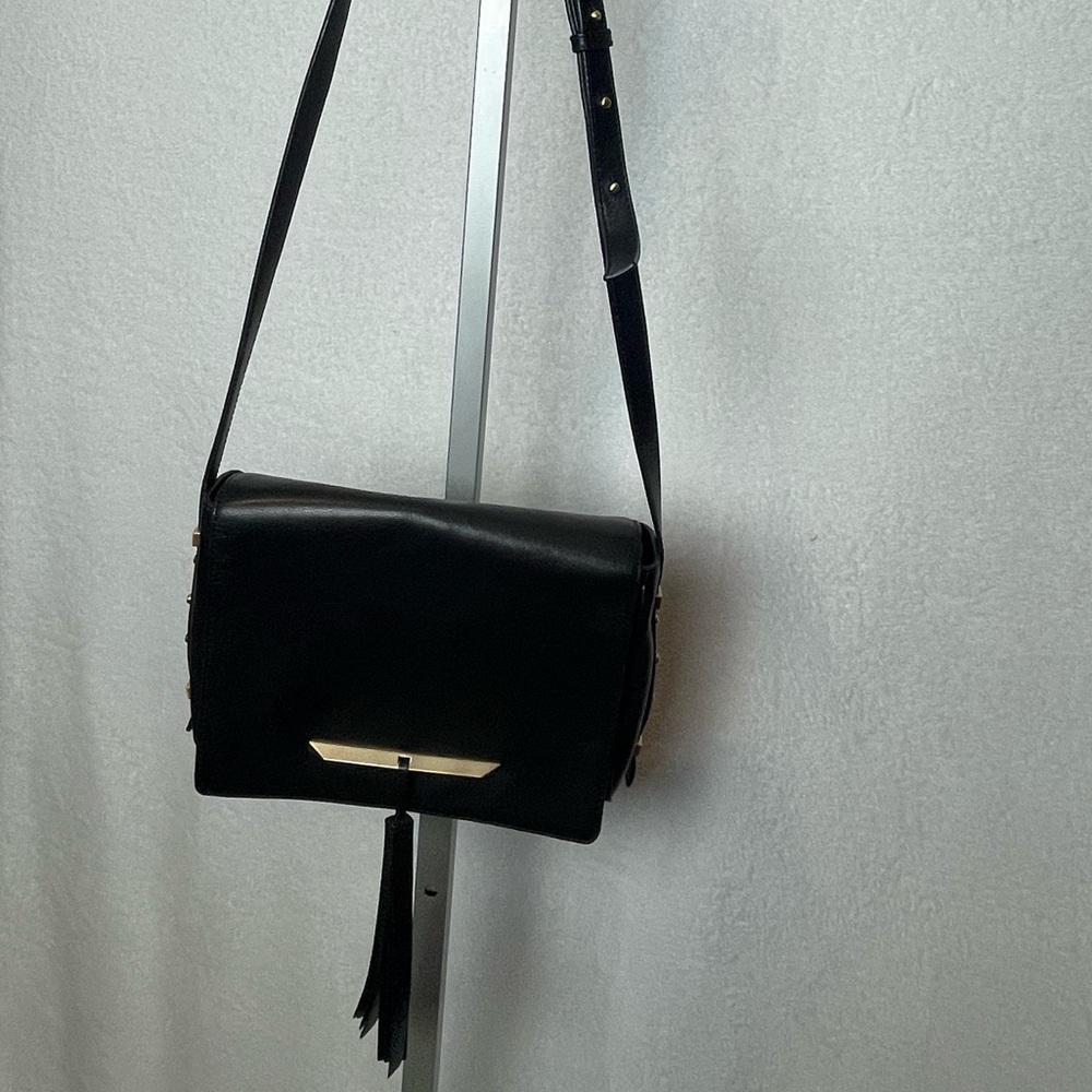 Brian Atwood Black leather Crossbody Bag